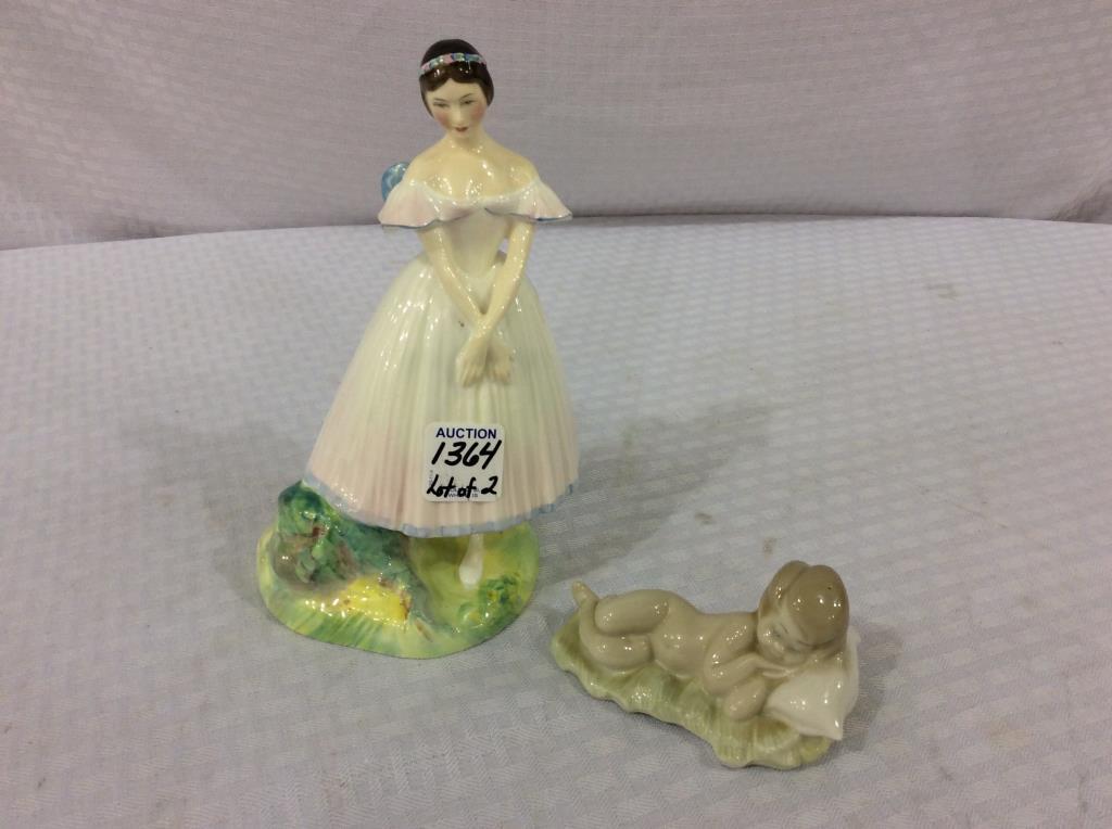 Lot of 2 Including Royal Doulton-La Sylphide