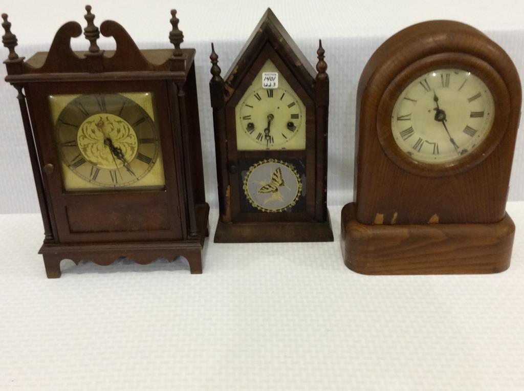 Lot of 3 Various Clocks Including