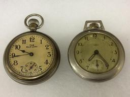 Lot of 4 Open Face Pocket Watches Including