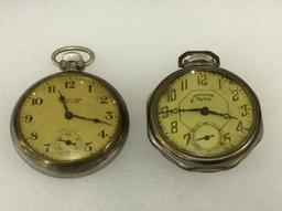 Lot of 4 Open Face Pocket Watches Including