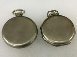 Lot of 4 Open Face Pocket Watches Including