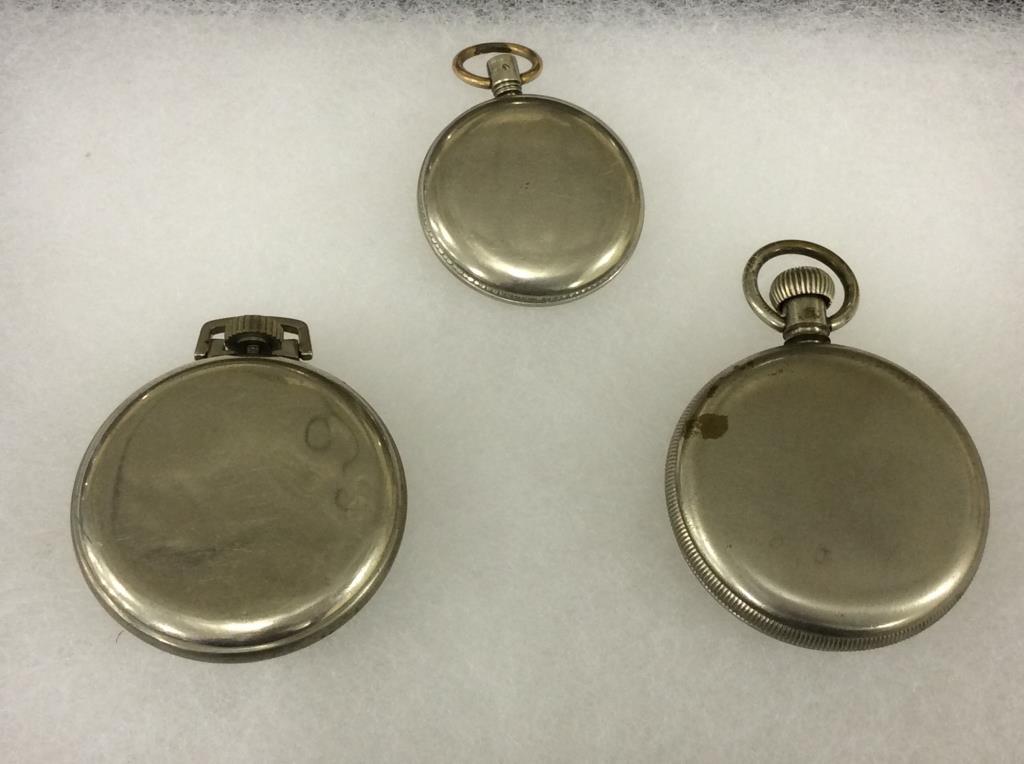 Lot of 4 Open Face Pocket Watches Including