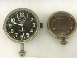 Lot of 4 Including Waltham Round Dial Clock