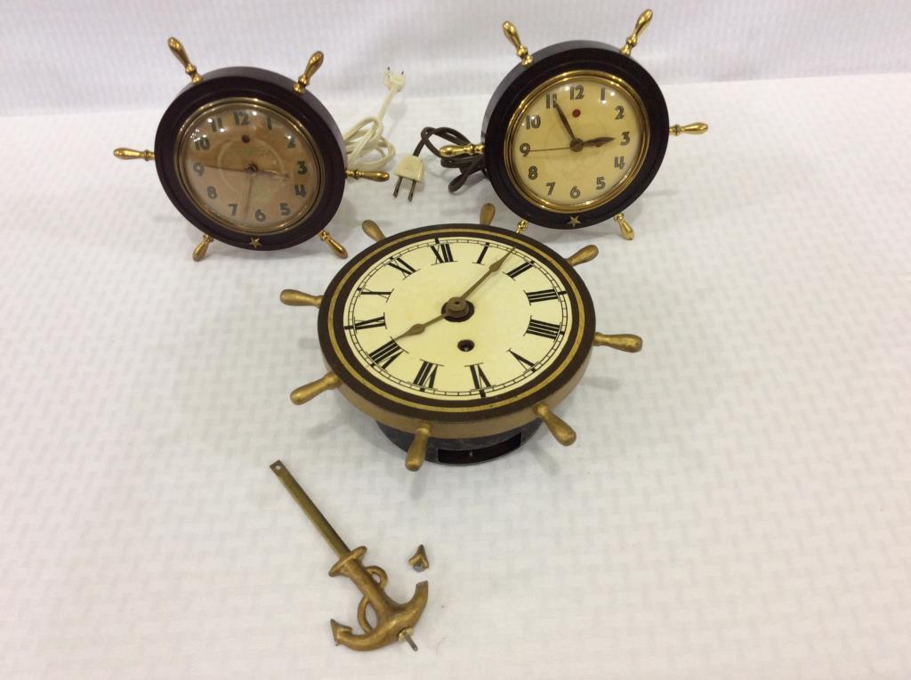 2 Boxes of Clocks Including Cuckoo Clocks