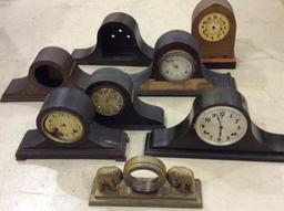 Box of Various Parts Only Mantle Clocks