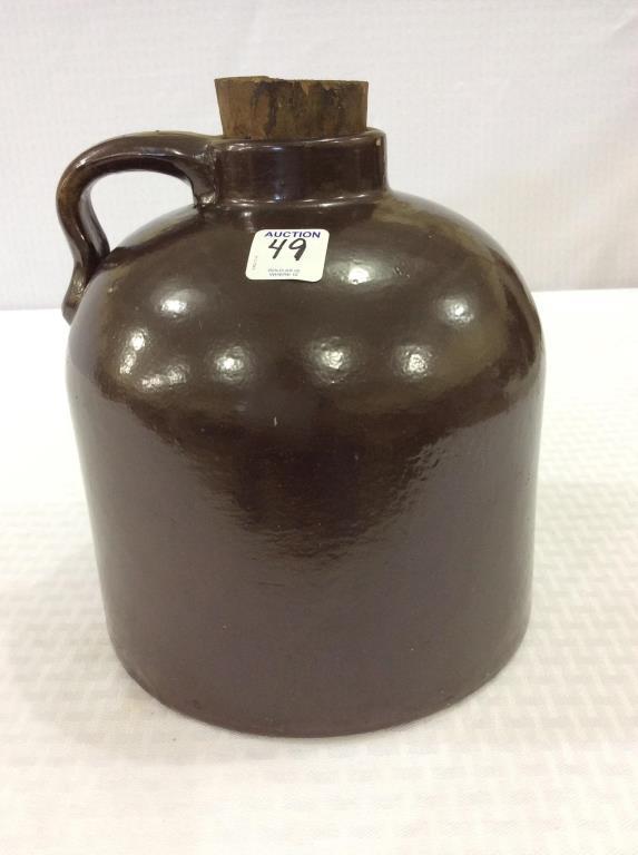 Brown Crock Jug Bottom Marked Redwing, Minn