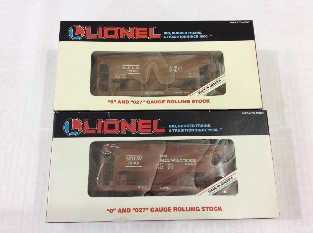 Lot of 5 Lionel O Gauge Ore Cars in Boxes