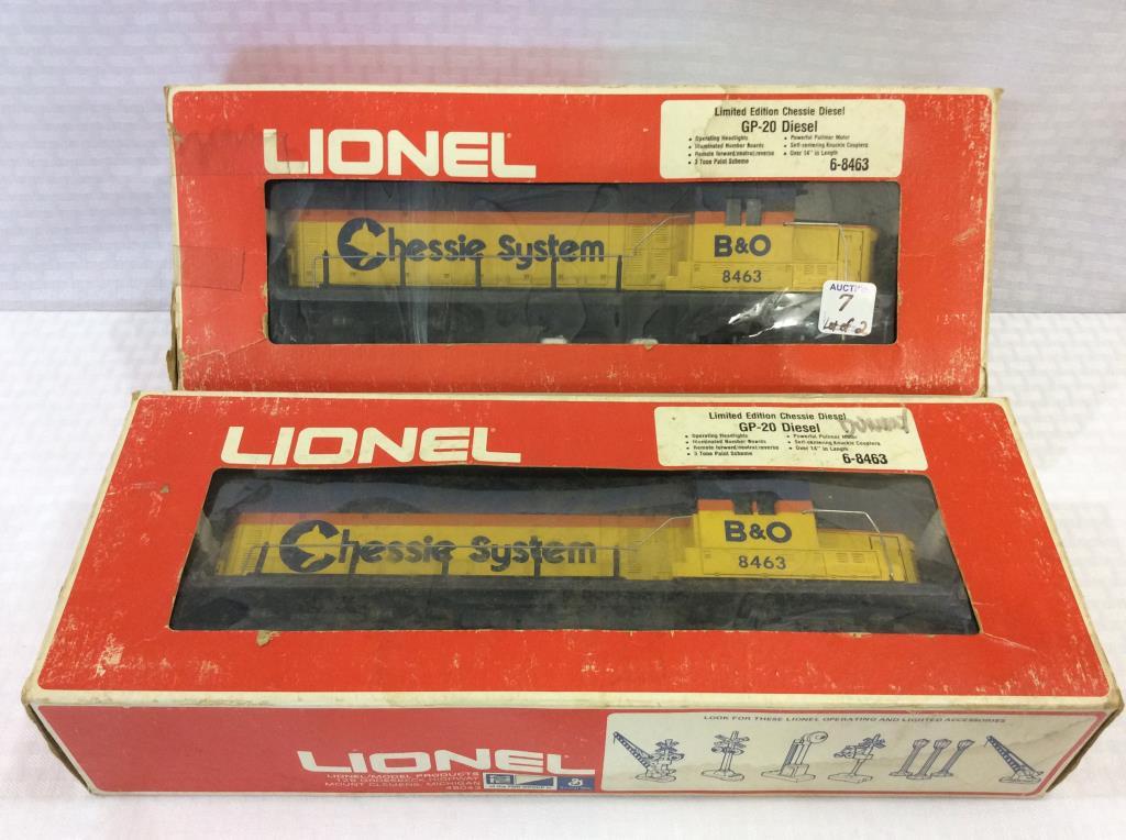 Lionel Two Piece O-Gauge Engine Set in Boxes-