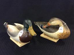 Pair of Bob Weeks Mallards-Drake & Hen Sleeper