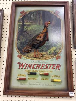 Framed Contemp. Winchester Cock of the Woods