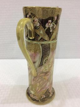 Nippon Oriental China Decorated Pitcher