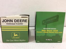 Lot of 2 John Deere Crawlers-1/16th Scale