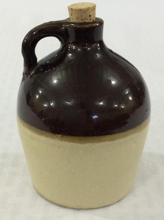 Miniature Stoneware Jug Bank-Bottom Marked