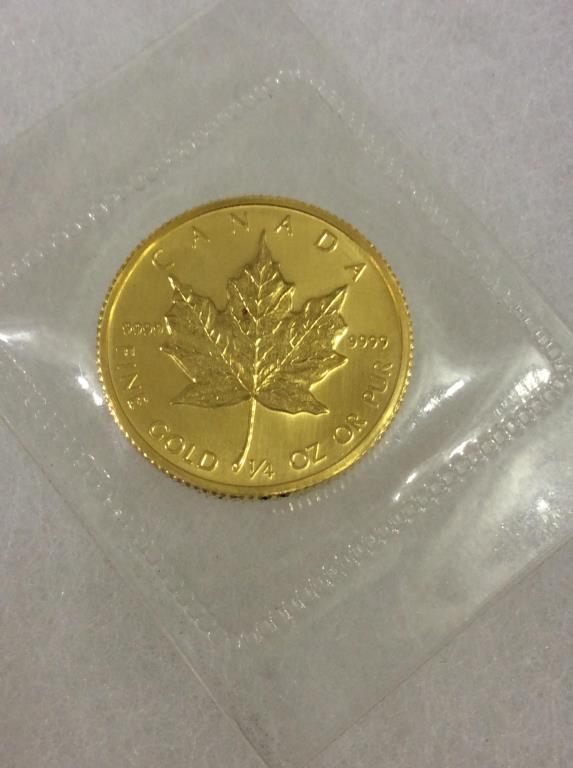 Canada Maple Leaf 1/4 OZ 10 Dollar