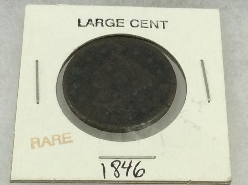 1846 Lg. Cent Coin (Showcase Not Included)