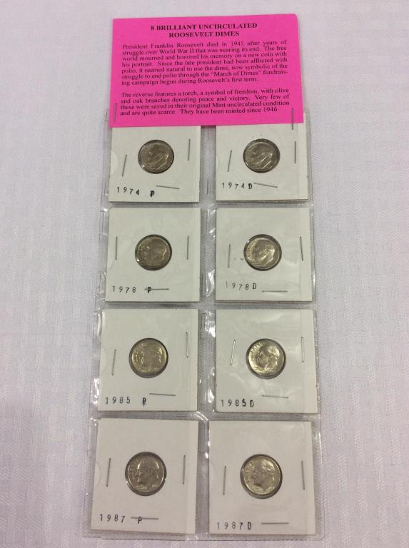 Collection of Proof Set Coins Including