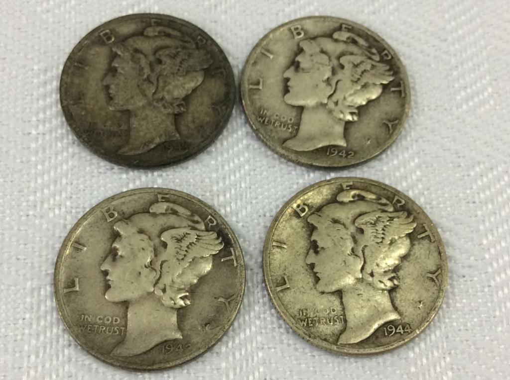 Group of Coins Including