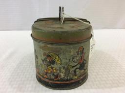Vintage Mickey Mouse Tin Lunch Kit by Handy