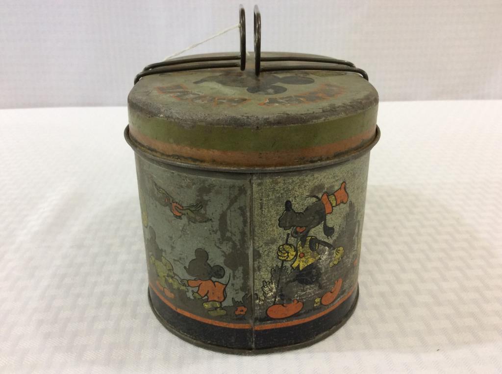 Vintage Mickey Mouse Tin Lunch Kit by Handy