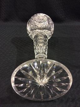 12 Inch Tall Beautiful Cut Glass