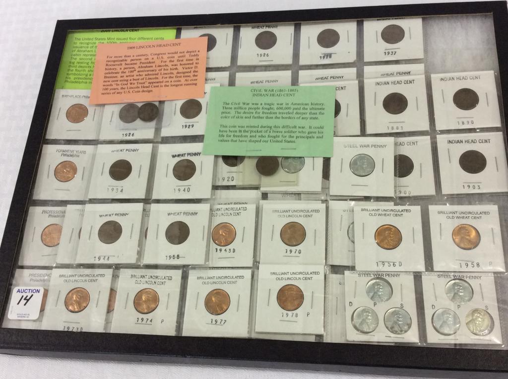 Collection of Pennies Including