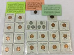 Collection of Pennies Including