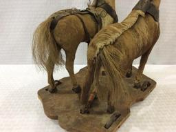 Very Old Primitive 2 Horse