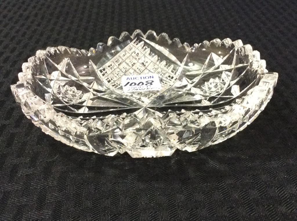 Sm. Cut Glass Bowl-Signed Hawkes