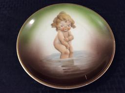 Lot of 3 Painted Plates Including