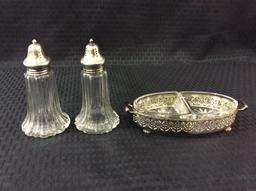 Lot of 5 Silverplate Serving Pieces Including