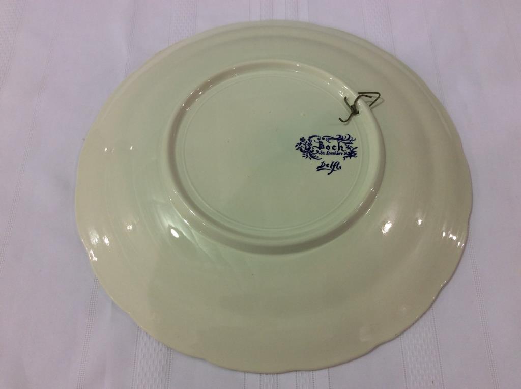 Very Lg. Delft Blue & White Charger Plate by Boch