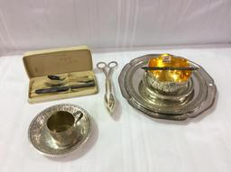 Group of Decorative SIlver Plate Pieces