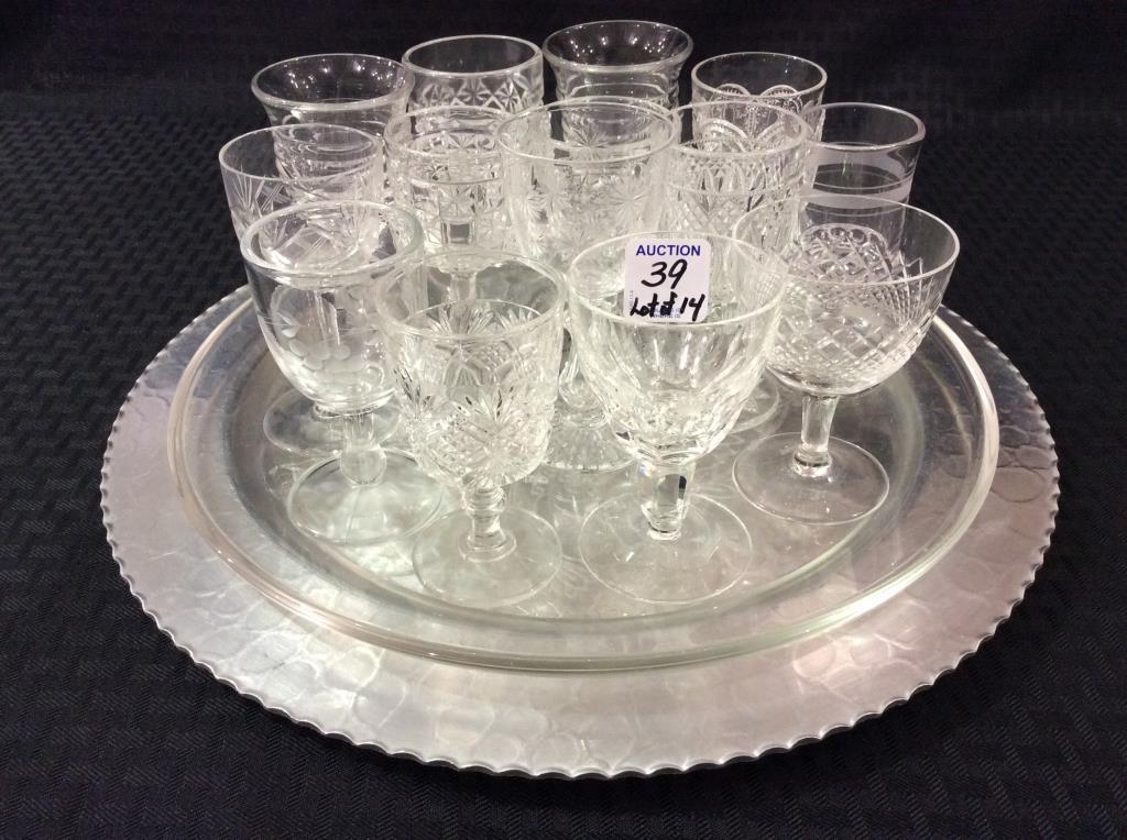 Lot of 14 Various Old Sm. Glass