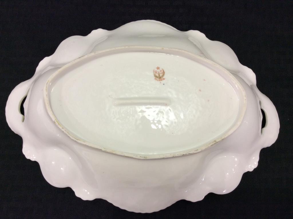 RS Prussia Dbl Cut Out Handle Bowl w/