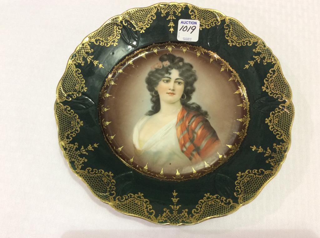 Prussia Portrait Plate (10 Inch Diameter)