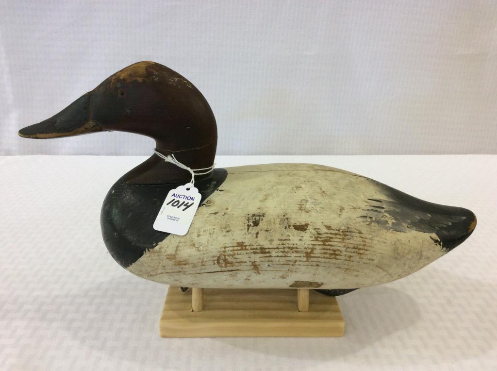 Madison Mitchell Canvasback Drake Decoy