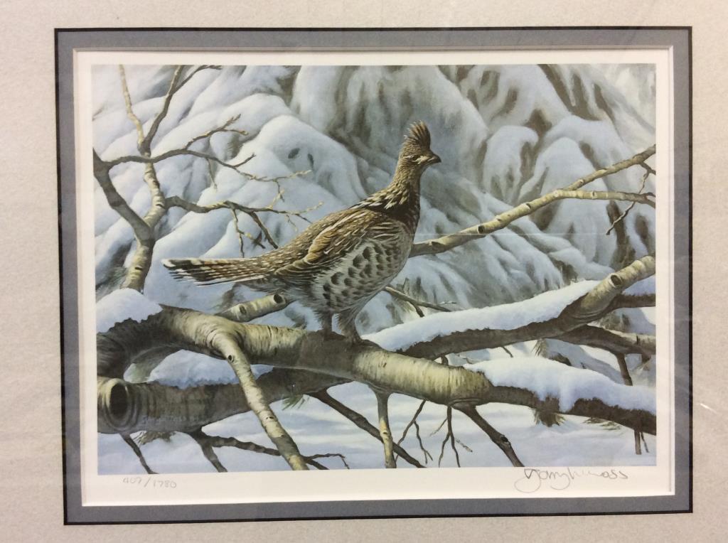 Framed-Signed & Number The Ruffed Grouse