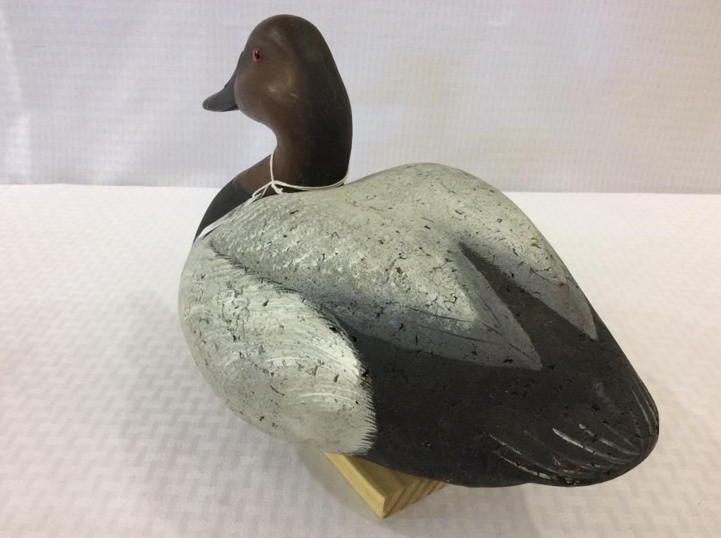 Canvasback Decoy w/ Cork Body by Bob Swan-