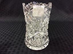 Lot of 3 Ornate Cut Glass Pieces Including