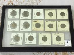 Collection of 14 Nickels Including