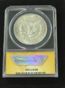 1880 Graded  AU58 Morgan Silver Dollar