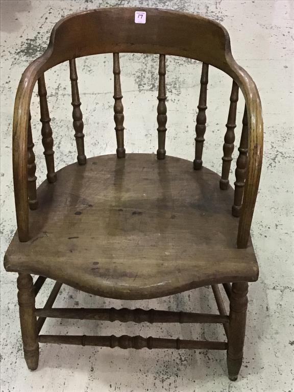 Primitive Bentwood Tavern Chair