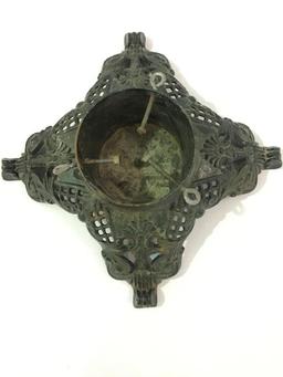 Green Cast Iron Christmas Tree Holder