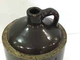 Galesburg Pottery Co. Brown Stoneware Crock Jug-