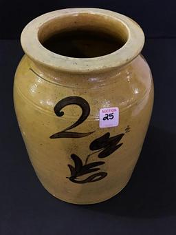 #2 Decorated Crock Jar-Whitewater, WI