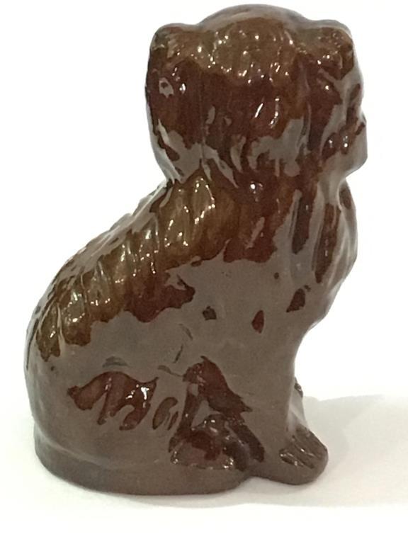 Pottery Dog Doorstop (Approx. 8 1/2 Inches Tall)