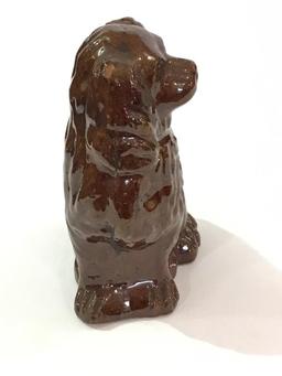 Pottery Dog Doorstop (Approx. 8 1/2 Inches Tall)