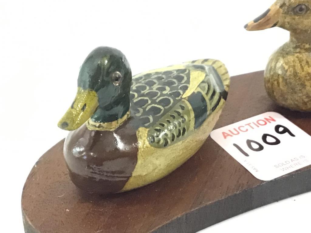 Pair of Miniature Perdew Mallards on Board