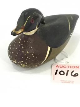 Miniature Wood Duck by Koehler Bros. Peru, IL