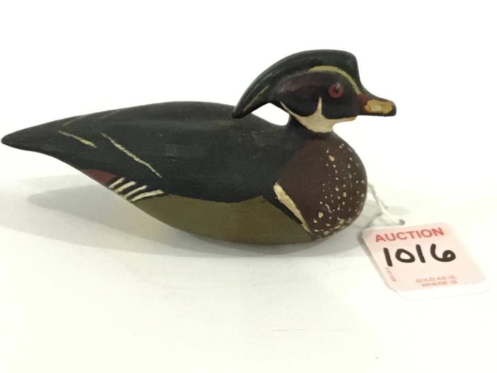 Miniature Wood Duck by Koehler Bros. Peru, IL